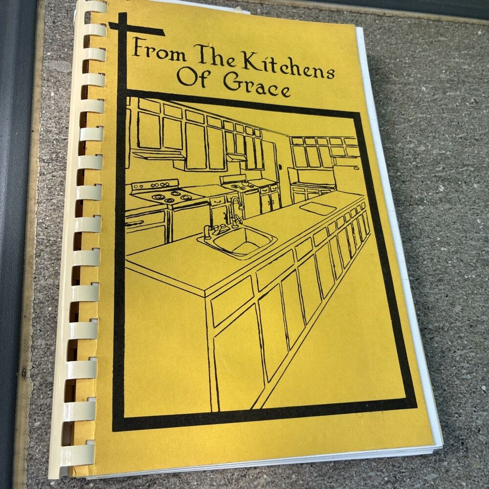Vintage Grace Lutheran Church Cookbook 1981 Columbia City Indiana